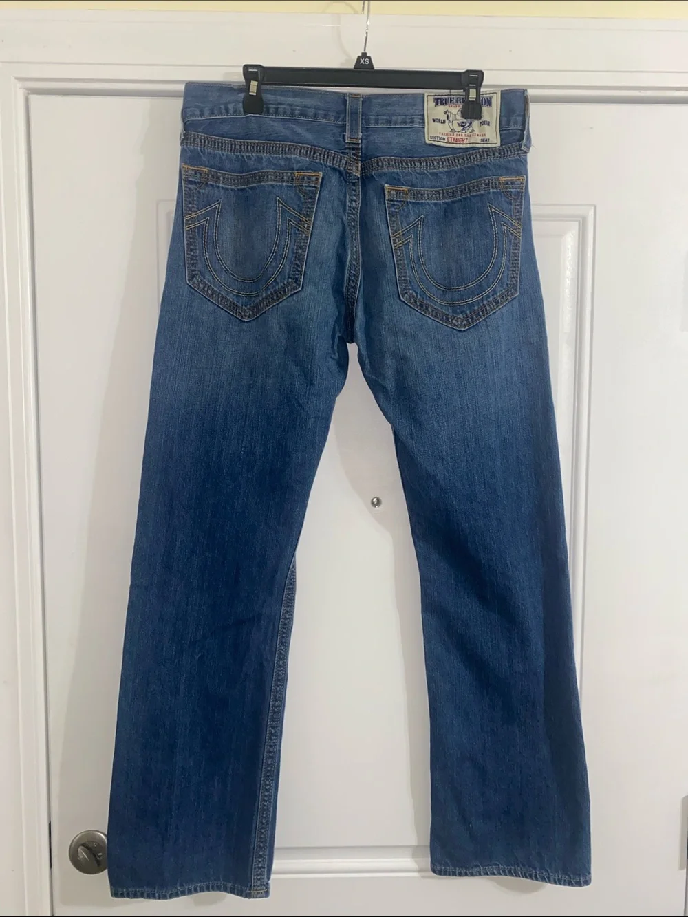 True Religion Men's Straight-Leg Indigo Jeans